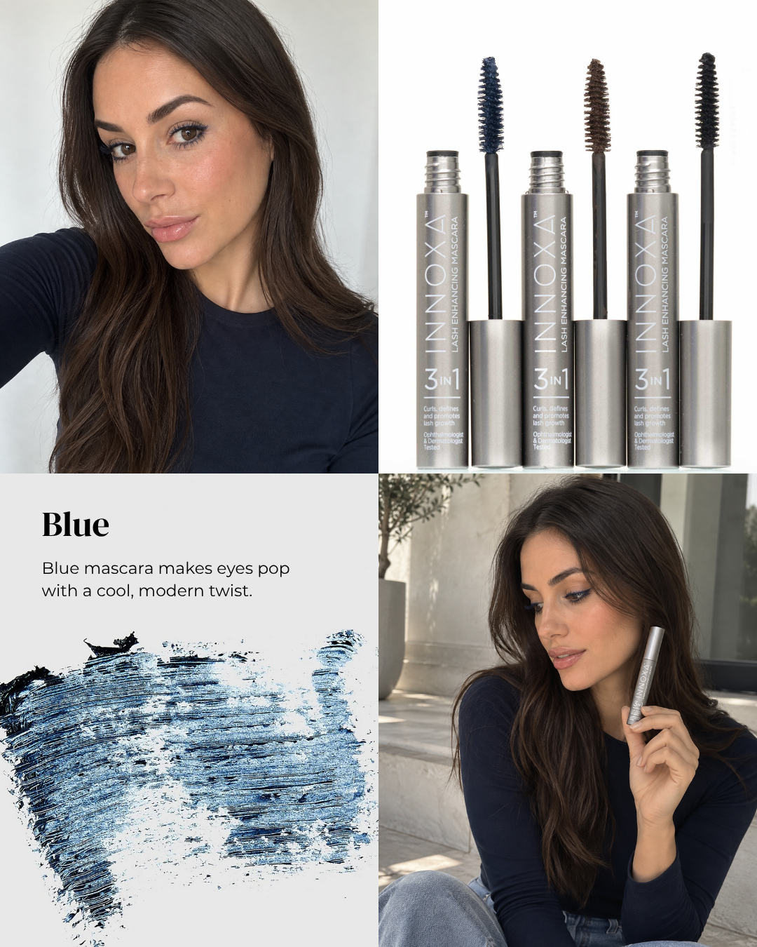 Same eyes. Different mood. 3-in-1 Lash Enhancing Mascara...